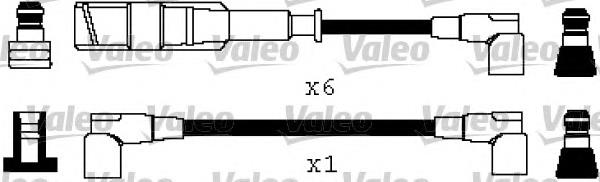 346570 VALEO fios de alta voltagem, kit