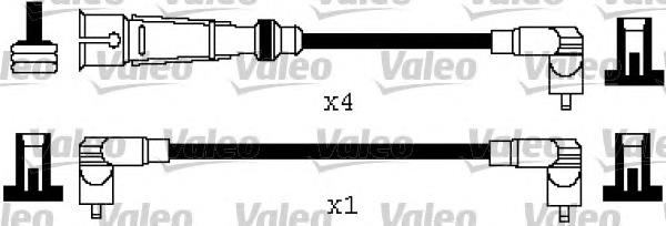 346569 VALEO fios de alta voltagem, kit