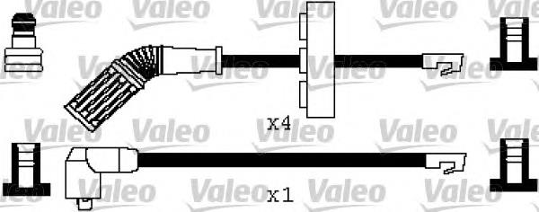 Fios de alta voltagem, kit 346524 VALEO