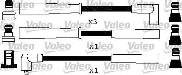 Fios de alta voltagem, kit 346520 VALEO