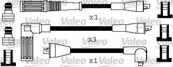 Fios de alta voltagem, kit 346508 VALEO