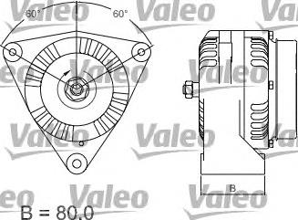 Gerador 437486 VALEO