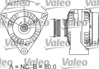 437482 VALEO gerador