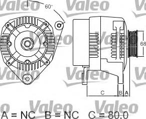 Автомобильный генератор VALEO 437481 цена, от 177.85 USD