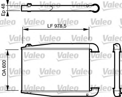 818774 VALEO radiador de intercooler