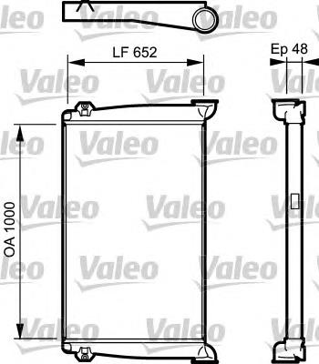 818775 VALEO radiador de intercooler