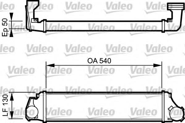 818716 VALEO radiador de intercooler