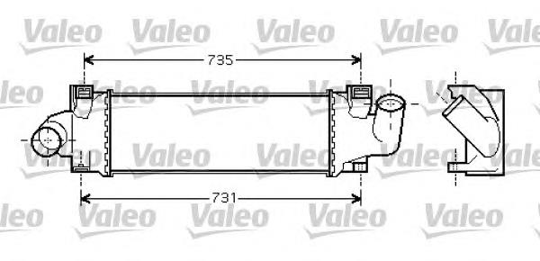 818717 VALEO radiador de intercooler