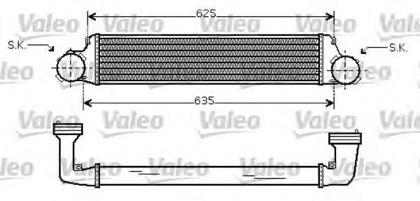 818715 VALEO radiador de intercooler