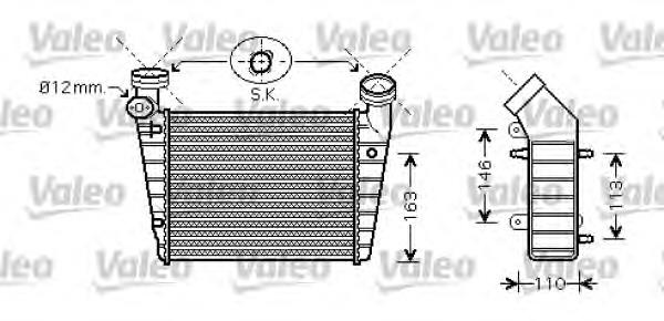 818720 VALEO radiador de intercooler