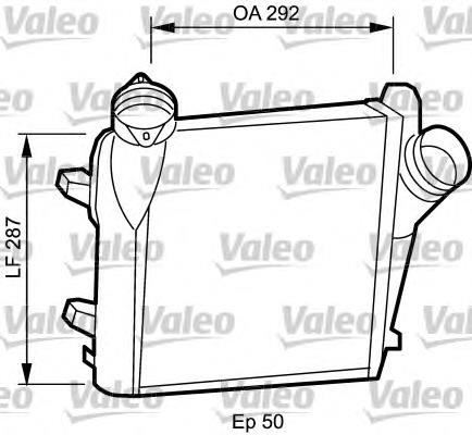 818814 VALEO radiador de intercooler