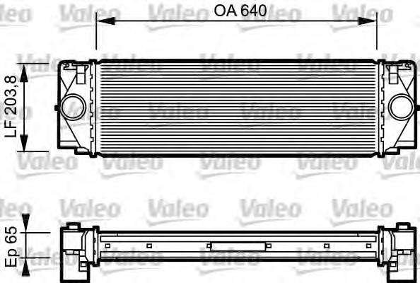 817994 VALEO radiador de intercooler