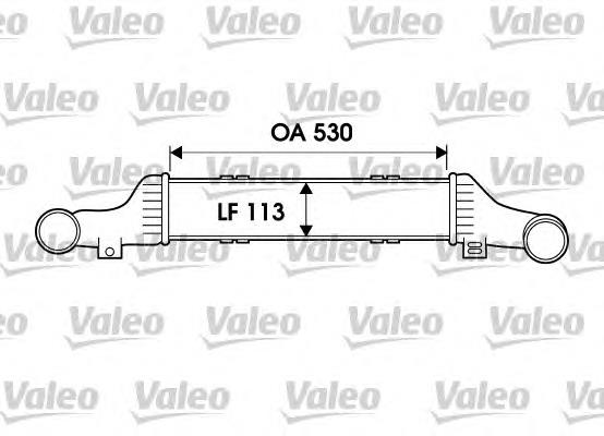 Radiador de intercooler 817911 VALEO