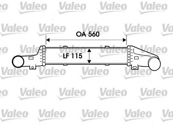 817907 VALEO radiador de intercooler