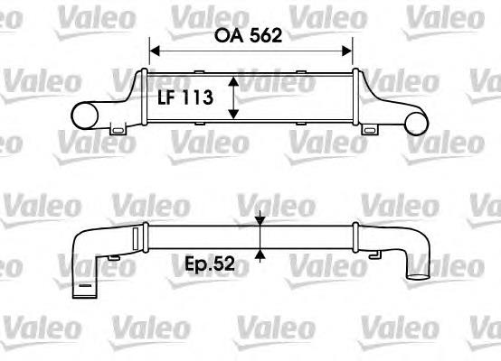 817905 VALEO radiador de intercooler