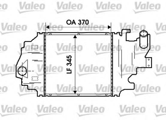 817923 VALEO radiador de intercooler