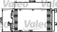 818047 VALEO radiador de aparelho de ar condicionado