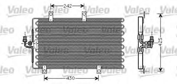 60580053 Fiat/Alfa/Lancia radiador de aparelho de ar condicionado