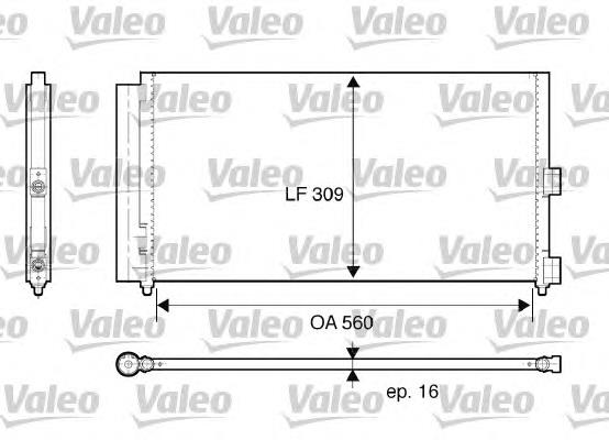 Конденсатор кондиционера VALEO 818021 цена, от 68.90 USD
