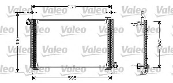 Radiador de aparelho de ar condicionado 818019 VALEO