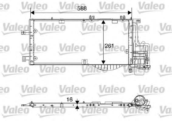 5557K8C2S Polcar radiador de aparelho de ar condicionado