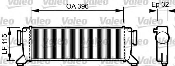 817759 VALEO radiador de intercooler