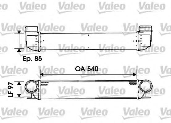 817877 VALEO radiador de intercooler