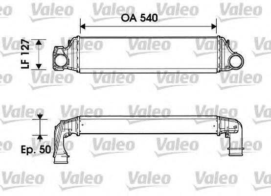 817874 VALEO radiador de intercooler