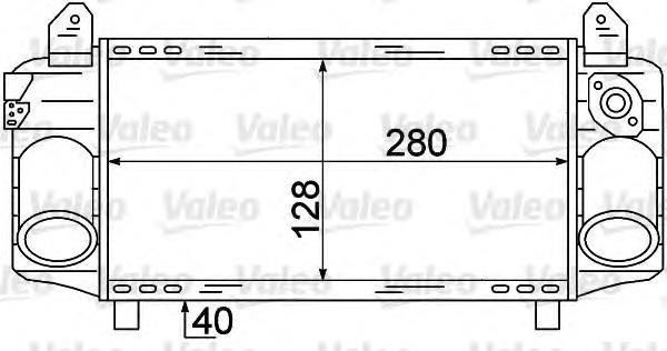 817872 VALEO radiador de intercooler