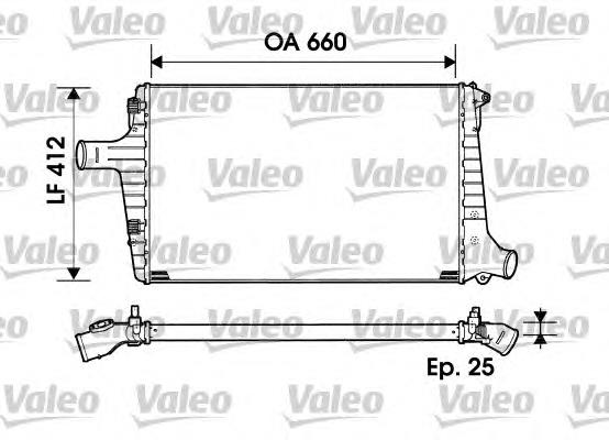 817865 VALEO radiador de intercooler