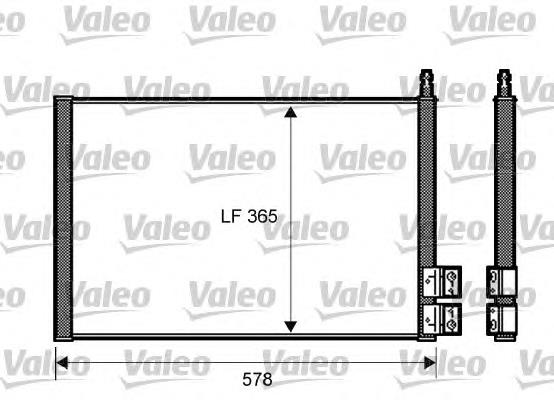 Купить 818195 VALEO Радиатор системы охлаждения кондиционера