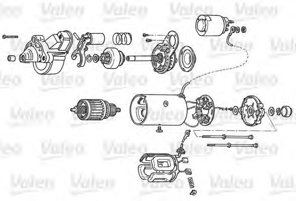 D7R28 VALEO motor de arranco