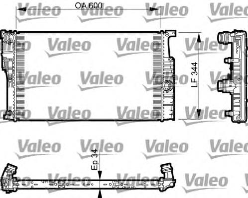 17118672103 BMW radiador de esfriamento de motor