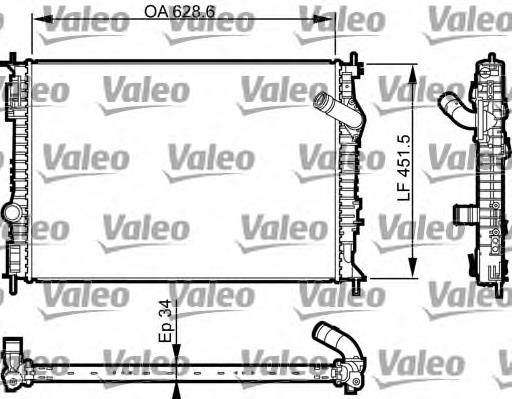 Радиатор охлаждения двигателя Nissan/Infiniti 21410BB50A цена, от 93.85 USD