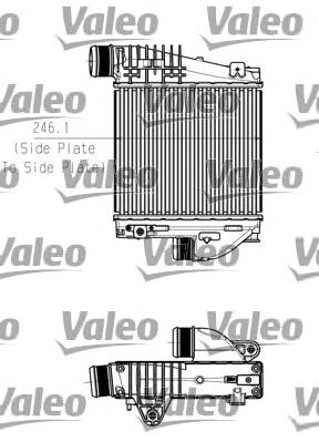 Radiador de intercooler para Opel GRANDLAND (A18)