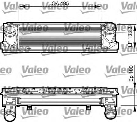 30955 NRF radiador de intercooler