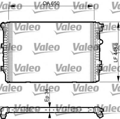 Радиатор 735617 VALEO