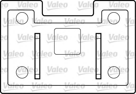 850186 VALEO Механизм стеклоподъемника передней левой двери