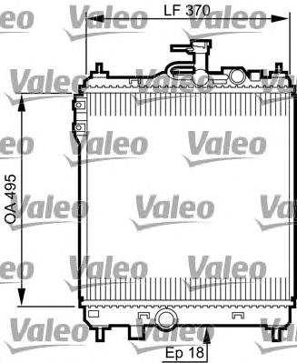 Радиатор 734914 VALEO