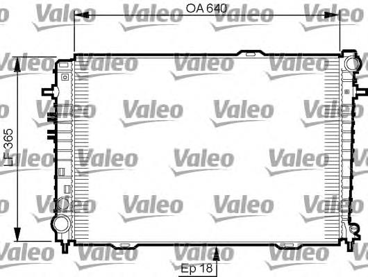 735500 VALEO radiador de esfriamento de motor