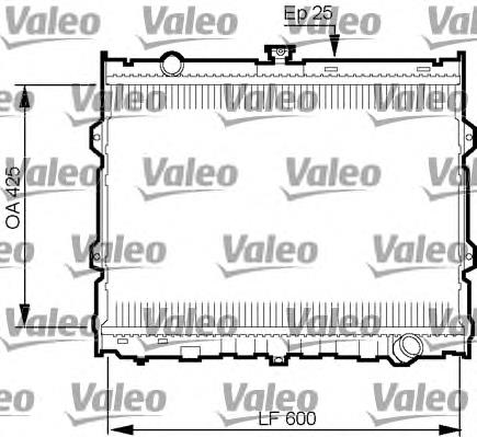 Radiador de esfriamento de motor HQ172105 Hyundai/Kia