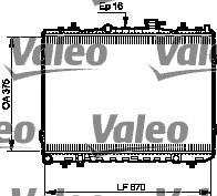 735523 VALEO radiador de esfriamento de motor