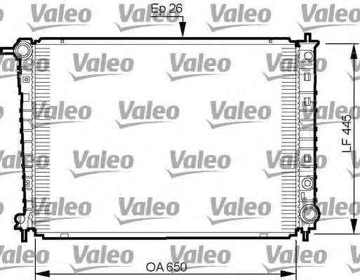 735512 VALEO radiador de esfriamento de motor