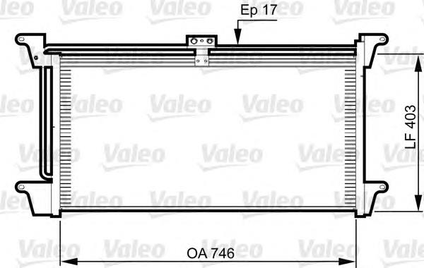 1380374 Scania radiador de aparelho de ar condicionado