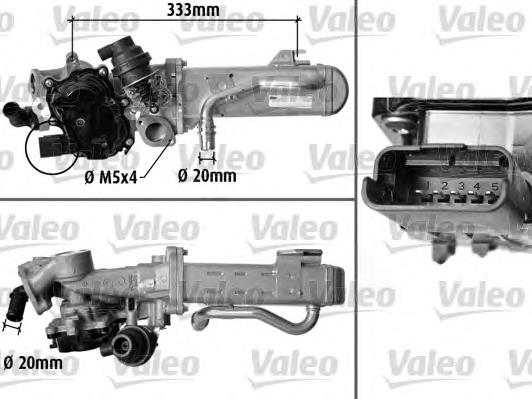 1745685 Ford válvula egr de recirculação dos gases