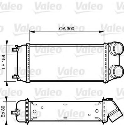 818822 VALEO radiador de intercooler