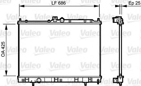735203 VALEO Радиатор основной