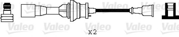 346085 VALEO fios de alta voltagem, kit