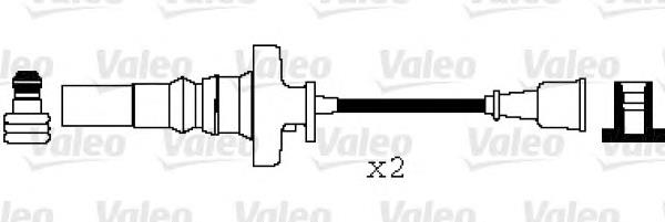 346080 VALEO fios de alta voltagem, kit