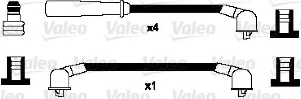 Fios de alta voltagem, kit 346064 VALEO